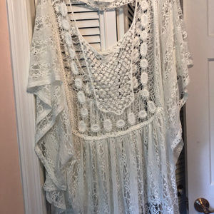 Plus Size Lace Bathing Suit Cover